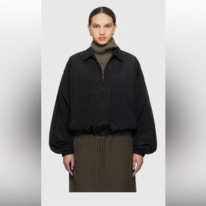 New Fear of God ESSENTIALS Black Shell bomber jacket - L